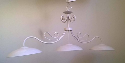 Lampadario bilancia ferro - lampadario, in