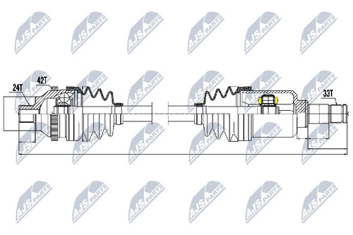 Albero motore nty npw 031 - albero,