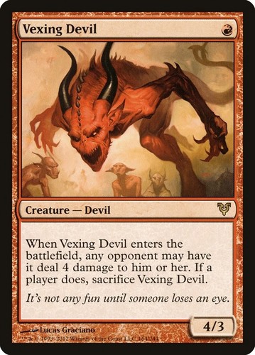 Mtg vexing devil avacyn - vexing,