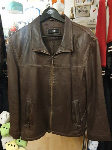 Giacca pelle vintage - vintage, anni