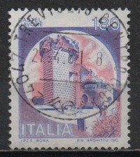 Italia Repubblica 1980: Castel Gavone, a Finale Ligure - 180 lire - Usato