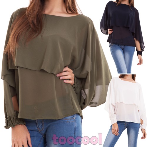 Maglia donna maglietta velata