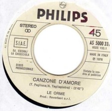 LE ORME LOTTO 4 RARI VINILI 45 GIRI PROMO J. B. ANNI 70/80 ITALIAN PROGRESSIVE