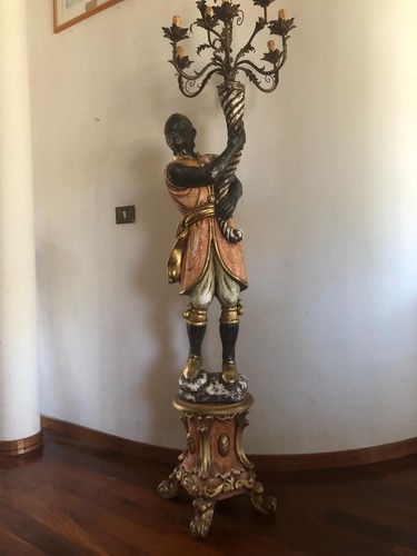 Lampada terra stile barocco - lampada,