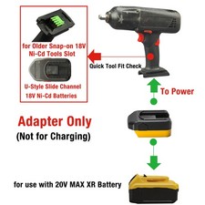 Adattatore per batteria DeWalt