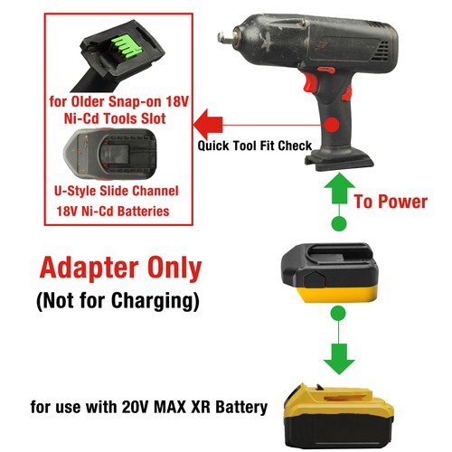 Adattatore per batteria dewalt - adattatore,