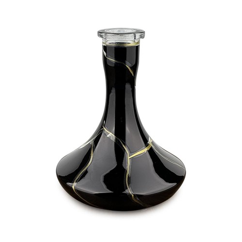Lomint black glass hookah - lomint,
