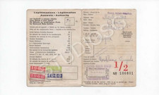 FERROVIE ITALIANE TESSERA 1965
