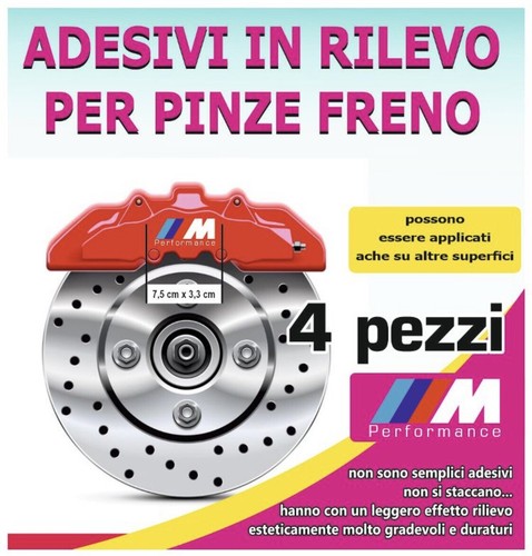 Adesivo pinze freno - pinze, m