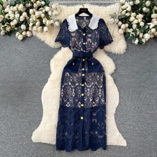 Donna Etnico Floreale Ricamato