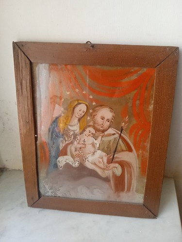 Antichissimo capezzale pittura - antichissimo,