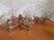 gaetano SCIOLARI Lot de 3 Appliques double Murales , années 70 vintage, 