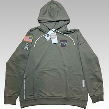 Felpa con cappuccio uomo NFL Patriots 2025 Salute to Service, taglia M nuova con etichetta