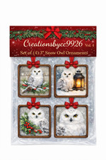 Set di Ornamenti Gufo delle