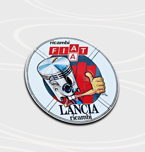 Adesivo lancia ricambi - adesivo,