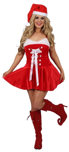 Abito rosso natalizio donna - abito,