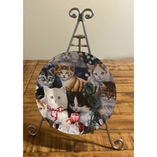 Piatto vetro decoupage retro