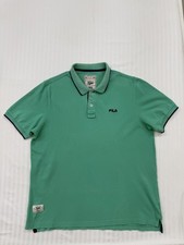Polo vintage Fila verde cotone