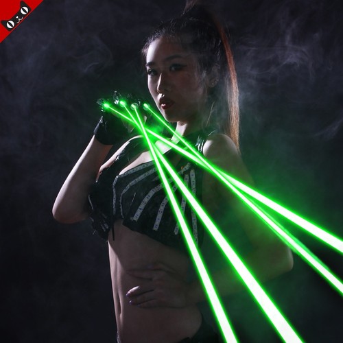 Guanti laser verdi led - guanti,