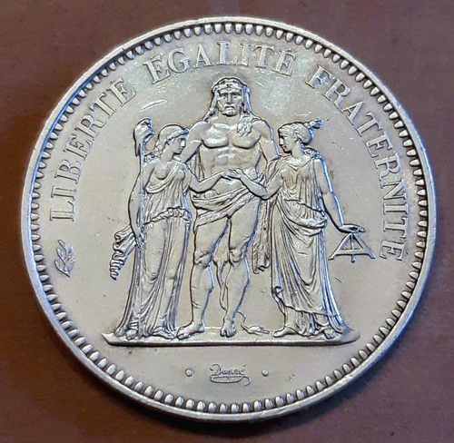 Pièce francs argent - de, 50