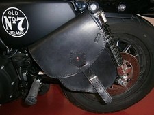 BORSA MOTO LATERALE IN CUOIO