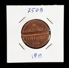 Gettone Telefonico 7509 IPM no medaglia