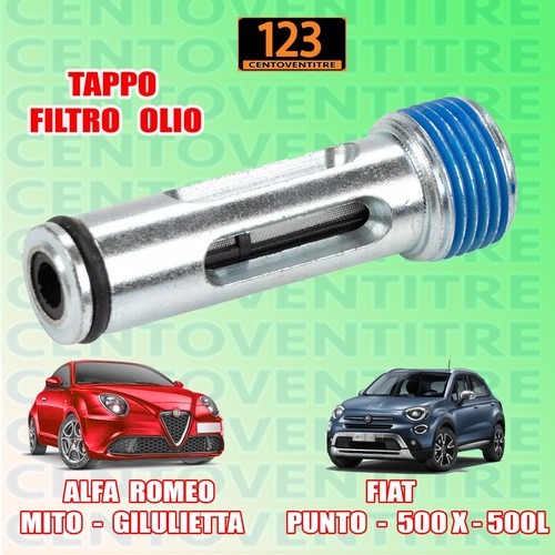 Tappo filtro olio - tappo,