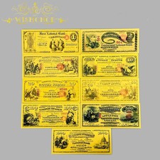 Banconota 9 pz/set 1875 anno