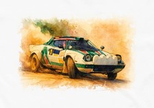 T-shirt maglietta uomo Lancia