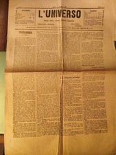 Giornale L'UNIVERSO 1 gen 1896 Napoli Torre Annunziata Castellammare Pozzuoli