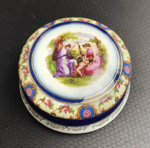 Antico portagioie ceramica - portagioie,