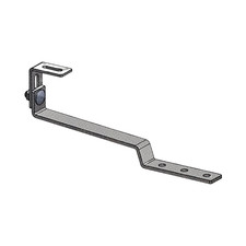Staffa per Tegola Ribassata per fissaggio pannello fotovoltaico Zincato TL028.ZN