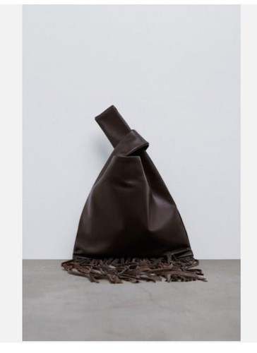 Zara borsa pelle con - in,