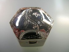 Scatola portapillole argento