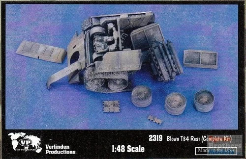 Verlinden t34 danneggiato - t34,