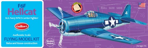 Guillow aereo balsa f6f - guillow's,