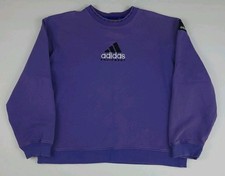 Felpa viola Adidas Equipment vintage anni 90 sport atletica rara limitata indossata