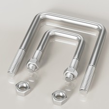 Bulloni a U quadrati M6 con 2