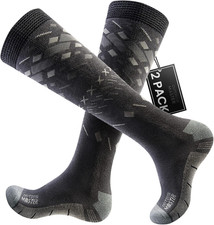 2 Paia Unisex Calze Da Sci per