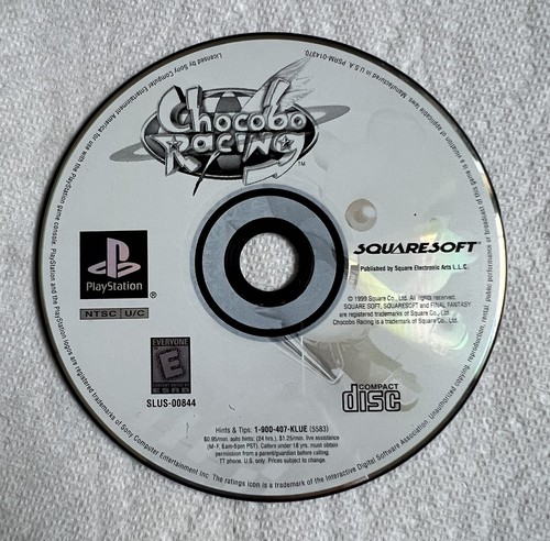 Chocobo racing playstation 1 - racing,