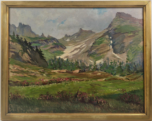 Quadro dipinto olio aristide - dipinto,