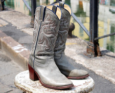 Stivali donna donna stivali pelle tony mora cowgirl western 37