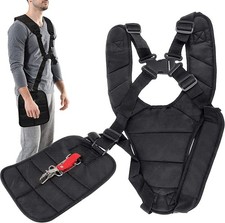 Cinghia Imbracatura Imbottita Decespugliatore Doppia Spalla per Decespugliatore e Decespugliatore