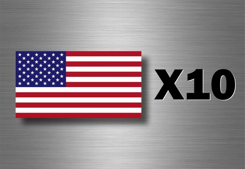 10x sticker adesivi - , usa