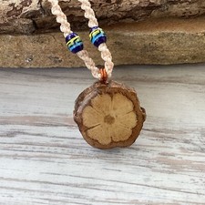 collana con ciondolo ayahuasca