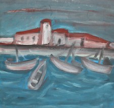 Dipinto a olio fauvista