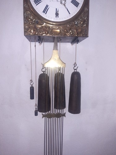 Orologio comtoise grande - orologio, 3