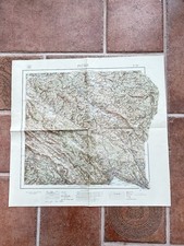 FIUME 1936 CARTA TOPOGRAFICA