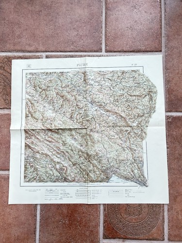 Fiume 1936 carta topografica - carta,