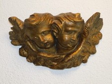 1 Paio Di Teste Di Legno Di